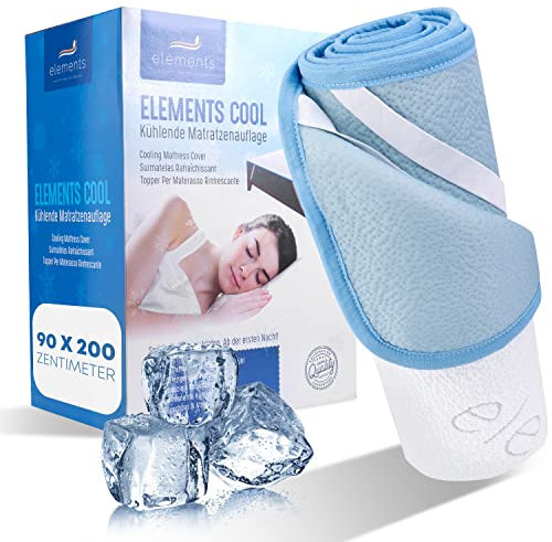 Mara Vital Premium Matratzenschoner 90x220 - Kühlender Matratzen Schoner - Idealer Sommer Reisetopper - Matratzenschutz gegen Schwitzen - Kühlende Matratzenauflage
