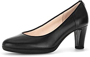 Gabor Femme Escarpins, Dame Escarpins Classiques,Chaussure de Cour,Escarpin de Bureau,Bureau,fermé,élégant,Noble,Noir (Schwarz) / 27,40 EU / 6.5 UK