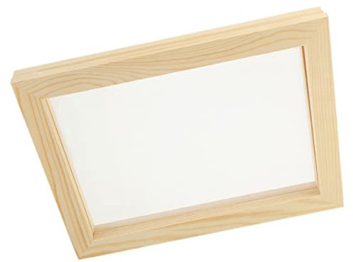 KONTONTY DIY-papierherstellungsrahmen Holzsieb Zum Papiermachen Rahmen Für Papierherstellung Werkzeug Für Kinderaktivitäten