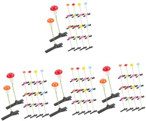 FRCOLOR 120 Pièces pince à cheveux citronnier barrette aux champignons pinces à cheveux germées pour enfants pinces cheveu hairpin accessoires pour cheveux filles pince à cheveux fille