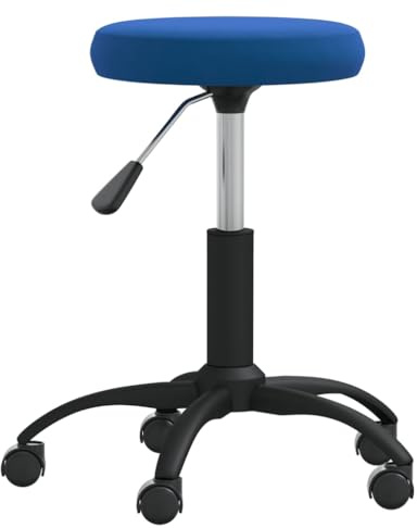 SKM Tabouret de Massage Velours Bleu,Sant?& Beaut?Hygi鑞e personnelle,Massage & Relaxation,Fauteuils de Massage,Bleu,3.95KG,3085742