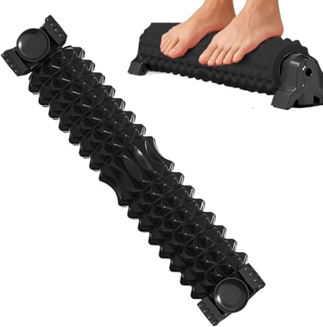 Rodillo de masaje para fascia - 58 centímetros de largo con protección antideslizante - Rodillo de fascia para la espalda, para ejercicio físico, recuperación, entrenamiento, sueño y