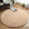 LIVEINU Hochflor Shaggy Teppich für Wohnzimmer Langflor Pflegeleicht Rund Teppich Hochwertig Hohe Fadendichte Wasser Absorbierend Badezimmerteppich Für Wohnzimmer Kamel Ø 120 cm