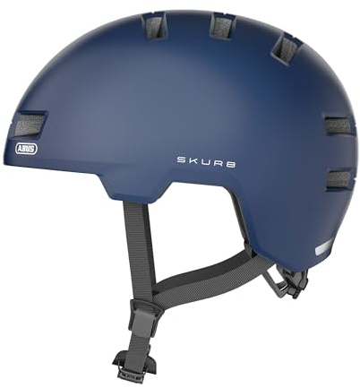 ABUS Casque de ville Skurb - Casque de vélo robuste pour le quotidien, le skate, le BMX ou le longboard