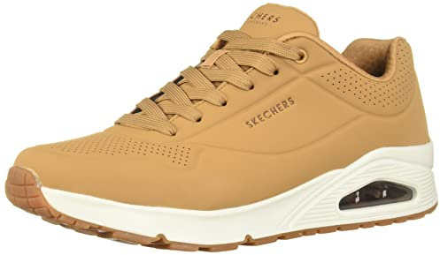 Skechers Herren UNO Stand On Air Sneaker, Tan Durabuck/Trim, 44 EU