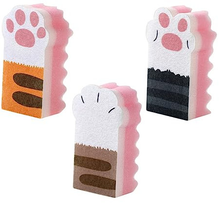 Alipis 3pezzi Spugne Da Cucina Spugna e Non Lavaggio Piatti e Riutilizzabile Assorbimento Efficiente Per Pannelli e Ciotole Pulizia Facile Tracce