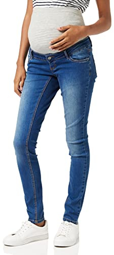 MAMALICIOUS Mllola Slim Blue Jeans Noos B., Pantalones premamá Mujer, Azul (Blue Denim), (Talla del Fabricante: 31)