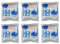 BURI 6er Pack Luftentfeuchter Nachfüllbeutel 450g Granulat Raumentfeuchter Nachfüller