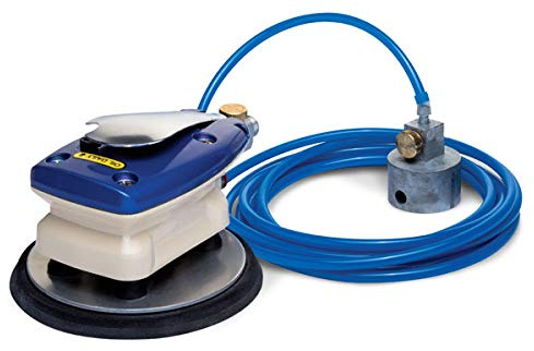 Eastwood 5 in. Wet Jitterbug Block Sander Air Pneumatic Orbital with Water Hose Hook and Loop Machine