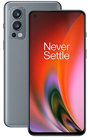 OnePlus Nord 2 5G - 8 Go de RAM + 128 Go de Stockage, Smartphone sans Carte SIM avec Triple caméra et Warp Charge 65W - Garanti 2 Ans - Grey Sierra [Version FR]