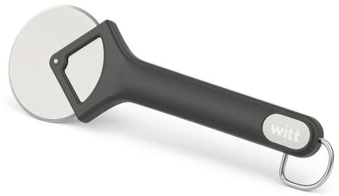 Witt Pizzaskärare, pizzaugn skärhjul – superskarpt rostfritt stål och polypropylenblad – lätt att rengöra design för fantastiska skivor varje gång