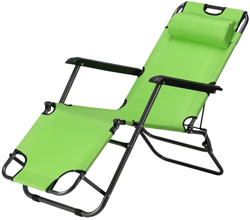 JEMIDI Deck Chair Bed - Green