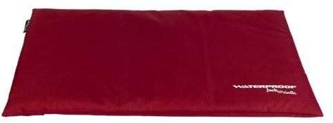 Jack and Vanilla - Coussin de Cage pour Chien Waterproof - Tapis de Couchage Panier et Lit Imperméable, Antidérapant, Tout Confort pour Petits à Grands Chiens - Couleur Rouge, M, 73 x 45 cm
