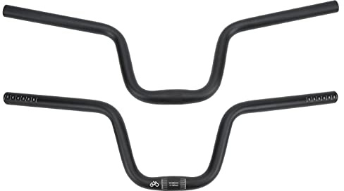 Cykelstyre, Aluminiumlegering Cykelsvalsstyre 25,4 Mm Bar med Justerbar Höjd för Black (Lyft 160 mm / 6,3 tum)