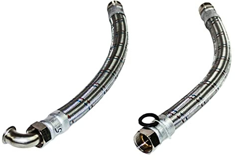 Pansarslang 1 tum DN25 flexslang 30 40 50 60 70 80 100 cm vattenverk för hushåll längd (DN25 1 tum 80 cm rak)