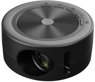 Nsssunnre Proyector LED YT200 Miniproyector USB PortáTil con Altavoz Incorporado para (Control Remoto, Altavoz, Compatible con iOS)