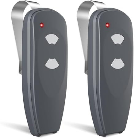 Richeyty 2 mandos a distancia para puerta de garaje, control abrepuertas garaje 315 MHz – para teclado MarantecKeyless Entry, M4500E, M4700E