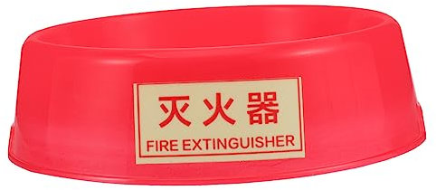 NUOBESTY Base De Extintor De Luminoso Trompa Soporte De Extintor Coche Extintor Auto Carga Vehículo Soporte Extintor Montar Extintores Camión Pequeño Pie De Extintor El Plastico Rojo