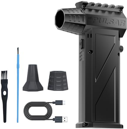 Compressed Air Duster, 180000RPM Super Power Cordless Electric Air Duster, Rechargeable Air Blower Desk Cleaning Kit for Computer Keyboard Home Car Outdoor Dust Removal