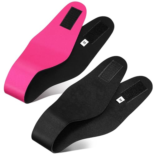 Hemobllo Bandeau de Natation Auditive L'eau en Néoprène pour Garçon et Filles 2 Pièces Serrage-tête Élastique Confortable pour Yoga et Surf