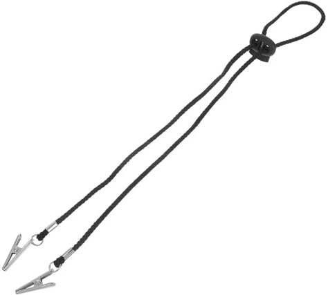 FOMIYES Set di 3 Fermagli per Tovaglioli da Collo in Poliestere per Adulti, Clip Regolabile per Bavaglini con Aspetto Attraente, per Momenti a Tavola