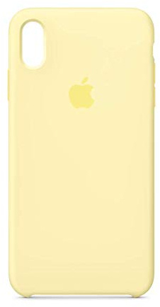 Apple iPhone XS Max Silikon Case – Samtgelb