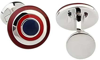 Gemelolandia Gemelli per Camicie America Shield Mod 3 Gemelli Originali per Camicie | per Uomo e Bambino | Regali per Matrimoni, Comunioni, Battesimi e Altri Eventi
