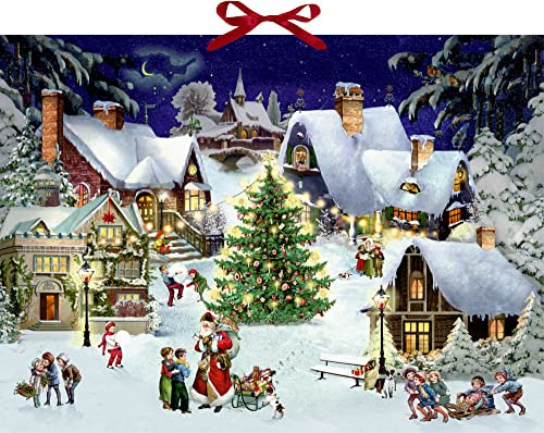 Wandkalender – Weihnachten im Dorf
