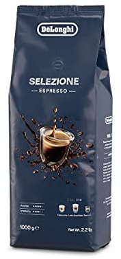De'Longhi Coffee Selection, Heavy Duty Aabic Bean Coffee for Espresso, Cappuccino, Speckled Milk, Medium Roast, Packaging, Flowers