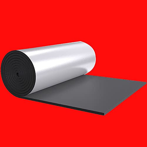 Envoltura de tubería de fibra de vidrio con respaldo de lámina, espuma de aislamiento térmico, algodón aislante de papel de aluminio de alta densidad de 15 mm/20 mm, algodón aislante anticongelante