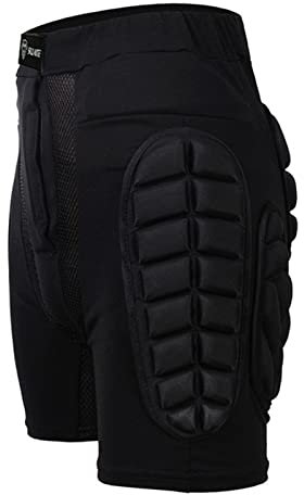 WEITING Schutzhosen Gepolsterte Protektorhosen Schutz Shorts Für Hüfte, Po Und Steißbein, Snowboard Shorts Herren Damen,Kurze Hose, Gepolstert Schutz Gear Für Snowboarden Skifahren Skating
