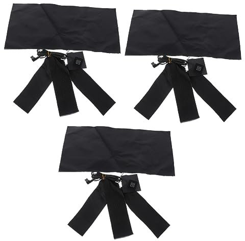 WRITWAA 3sätze Usb-heizkissen Für Kleidung Tragbare Heizmatte Mit Temperaturregelung Heizmodi Für Kalte Tage Schnell Wärmen Für Jacken Handschuhe Und Decken Leicht Und Praktisch