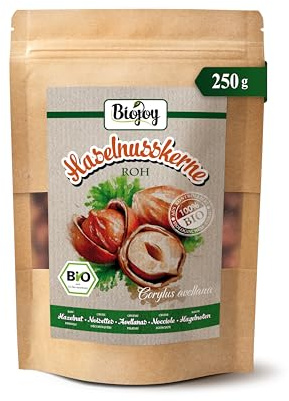 Biojoy Avellanas Crudas BÍO (250 g), peladas y enteras, sin sal