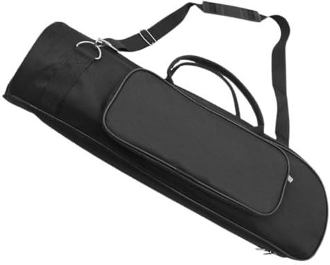 AKOOSY Bolsa Trompeta Oxford con Acolchado Resistente Compartimentos para Accesorios Correa Hombro y Asa para Jóvenes Músicos y Almacenamiento Seguro