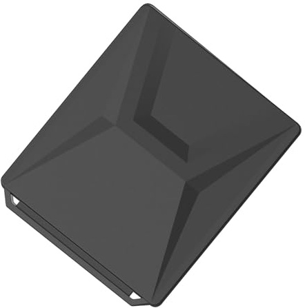 Haofy Custodia Protettiva Satellitare, Copertura Leggera in Silicone per Antenna Parabolica, Design a Nido d'ape Antiurto, Ideale per il Campeggio e i Viaggi all'aperto (BLACK)