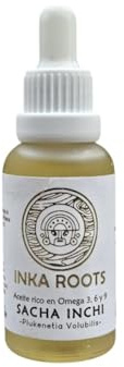 Sérum Facial Nutritivo y Regenerador de Aceite de Sacha Inchi 30 ml – 100% Puro y Natural, Nutre y Protege la Piel, Todo Tipo de Pieles, Origen Peruano, Nutrición Ancestral, Cierre Antigoteo