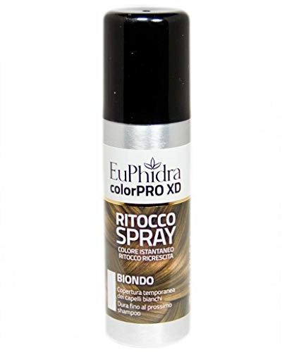 Euphidra ColorPRO XD - Colore Istantaneo Ritocco Spray Biondo, 75ml