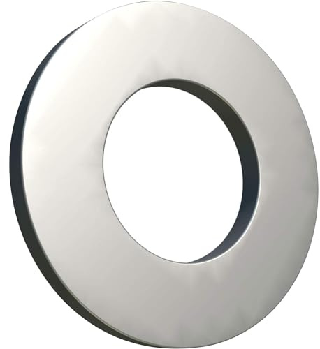 M10 Arandela Plana 10 Pcs De Acero Aleado Chapado Zincado, Arandela De Bloqueo, Juego De Anillo De Sellado Plano Para Tornillos Sujetadores Arandelas ISO7089 DIN 125 (10mm x 20mm)