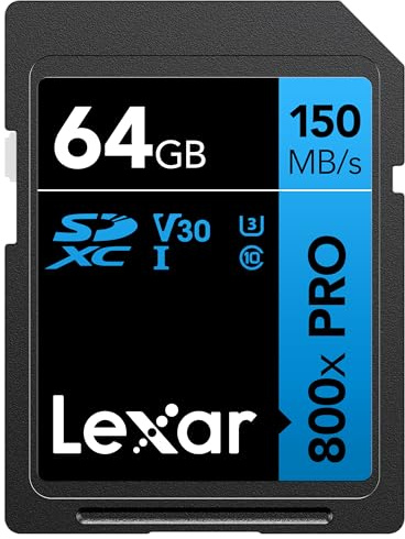 Lexar 64GB 800x Pro 150Mb/s SDXC Memory Card