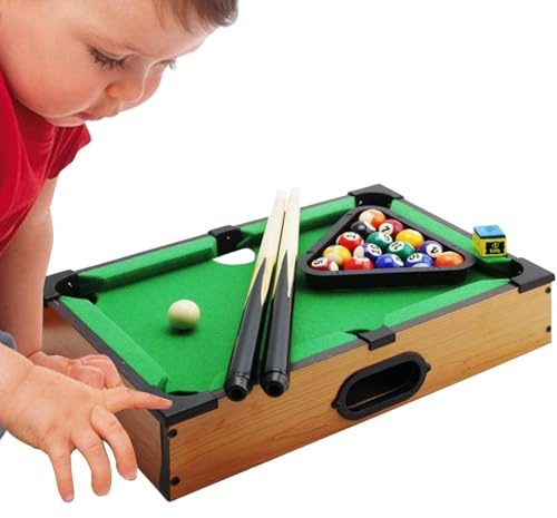 Table de billard miniature | Ensemble d'accessoires pour l'école, les réunions de famille, les voyages, l'extérieur