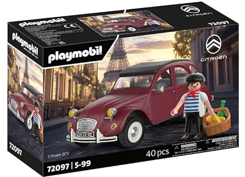 PLAYMOBIL Voiture Citroën 2CV Grenat Exclusif, 72097