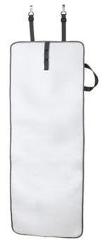 lakeland Over-Door Garment Steamer Pad Rolls up for Storage and can be used as Over-Door Garment Steamer Pad Rolls Up for Storage and can be used as Table Top Ironing Mat