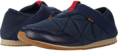 Teva Reember Moc Lightweight Soft Comfortable Casual Moccasin Shoe, Scarpe da Ginnastica Uomo, Black Plaza, 42 EU