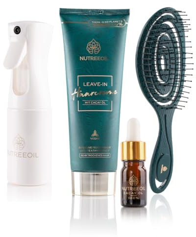 NUTREEOIL Haarpflege Geschenkset für Frauen | Set mit 4 hochwertigen Pflegeprodukten als Geschenk | Feuchtigkeitspflege für alle Haartypen