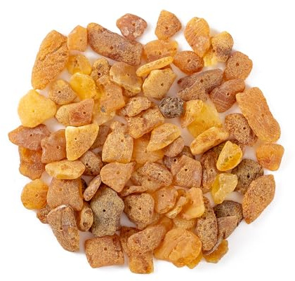 Amber råstenar med borrat hål (20 gram) - 100% naturliga baltiska spån för smycken och pärlor