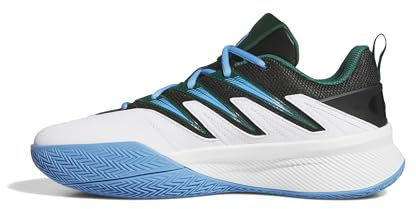 adidas Unisex Dame Certified 3 Basketball-Schuhe, FTWR White/Collegiate Green/Blue Burst, 46 2/3 EU