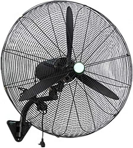 DLAZUM Wandventilator, Wandventilator, 3-Gang-Außenschwingventilator, Wandventilator mit einstellbarer Neigung, industrieller Hochgeschwindigkeits-Wandventilator (Farbe: Weiß, Größe: 26 Zoll) (Weiß