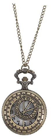 GALPADA Taschenuhr Choker Bling Uhr Hängende Uhr Vintage Uhrenkette Halskette Steampunk-Halskette Steampunk-kettenuhr Kettentasche Hängender Kettenanhänger Halskettenuhr Glas