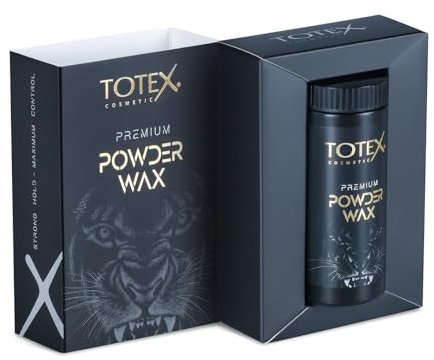 Totex Premium Hair Styling Texturising Powder Wax | Volumizing Thickening Magic Dust | Flexible Hold Matt Look Maximum Control for Men & Woman 20 gr