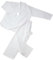 ZHSOAO Judoanzug Judo-Anzüge, reinweiß, Taekwondo-Uniform, Erwachsenenkleidung, Karate, Judo-Uniform, Trainingskleidung, Langarm-Mantel(XXL)